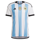 Camisa Seleção da Argentina I [Patch Copa do Mundo] 2022 Adidas - Azul e Branca