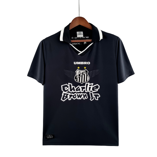 Camisa Santos Charlie Brown Jr. Dias de Glória - Umbro Masculina - Preta