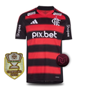 Camisa Flamengo 25/26 Com patrocínios + Patch Copa do Brasil Grátis