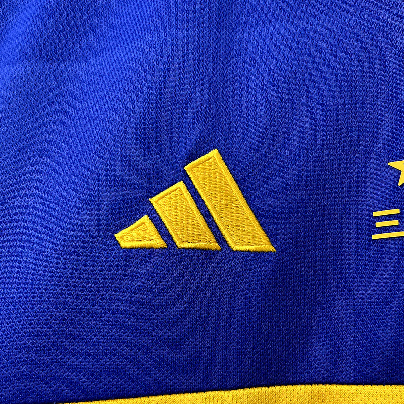 Camisa Boca Juniors - 23/24 - Azul/Amarelo - Ed. Aniversário