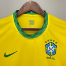 Camisa Feminina Seleção Brasil I 21/22 Nike - Amarela