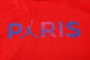 Conjunto PSG 21/22 Vermelho e Preto - Jordan - Com Capuz